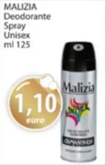 Acqua & Sapone MALIZIA Deodorante Spray Unisex offerta
