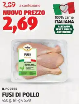 ALDI Il podere fusi di pollo offerta