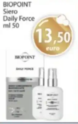 Acqua & Sapone BIOPOINT Siero Daily Force offerta