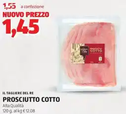 ALDI Il tagliere del re prosciutto cotto alta qualità offerta