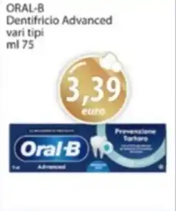 Acqua & Sapone ORAL-B Dentifricio Advanced offerta
