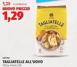 ALDI Cucina tagliatelle all'uovo offerta