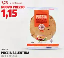 ALDI La cesta puccia salentina offerta