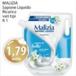Acqua & Sapone MALIZIA Sapone Liquido Ricarica offerta