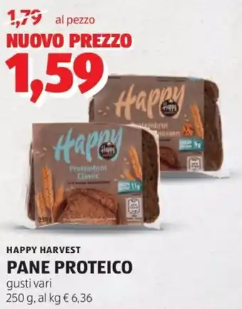 Happy harvest pane proteico