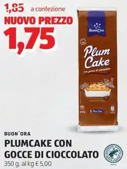 ALDI Buon'ora plumcake con gocce di cioccolato offerta