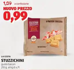 ALDI La cesta stuzzichini gusto bacon offerta