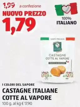 ALDI I colori del sapore castagne italiane cotte al vapore offerta