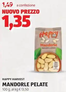 ALDI Happy harvest mandorle pelate offerta