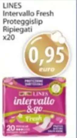 Acqua & Sapone LINES Intervallo Fresh Proteggislip Ripiegati x20 offerta