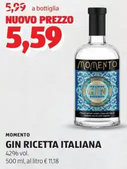 ALDI Momento gin ricetta italiana offerta