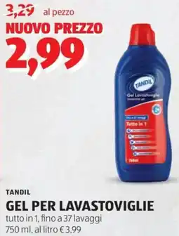 ALDI Tandil gel per lavastoviglie offerta