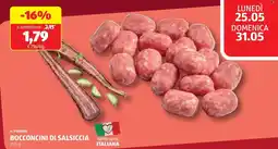 ALDI Il podere bocconcini di salsiccia offerta