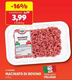 ALDI Il podere macinato di bovino offerta