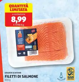 ALDI Golden seafood filetti di salmone offerta