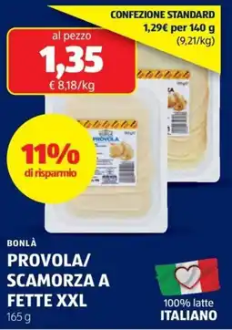 ALDI Bonlà provola/ scamorza a fette xxl offerta
