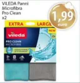 Acqua & Sapone VILEDA Panni Microfibra Pro Clean x2 offerta