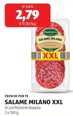 ALDI Freschi per te salame milano xxl offerta