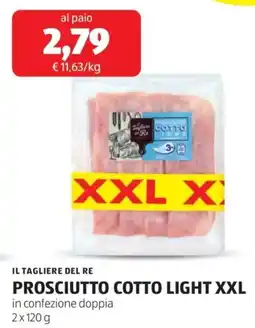 ALDI Il tagliere del re prosciutto cotto light xxl offerta