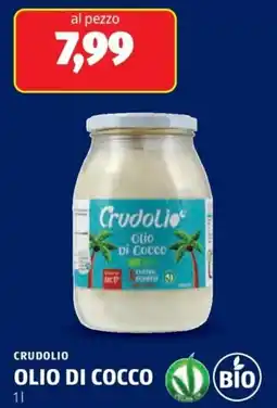 ALDI Crudolio olio di cocco offerta