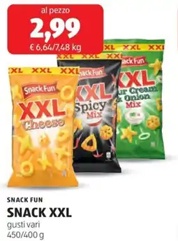 ALDI Snack fun snack xxl offerta