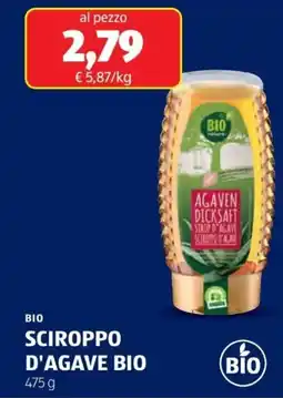 ALDI Bio sciroppo d'agave bio offerta