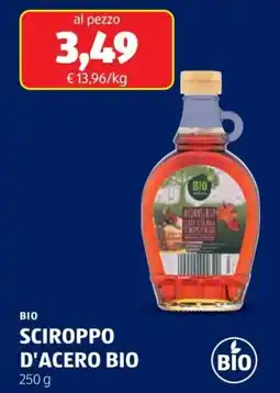 ALDI Bio sciroppo d'acero bio offerta