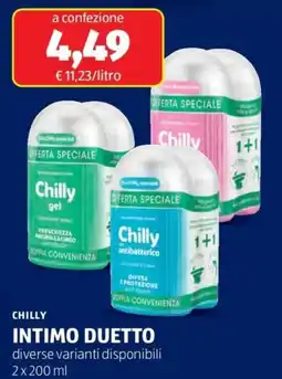 ALDI Chilly intimo duetto offerta