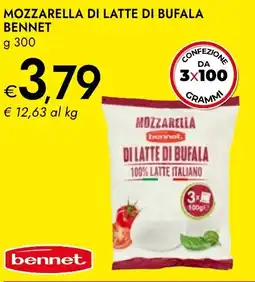 Bennet Mozzarella di latte di bufala BENNET offerta