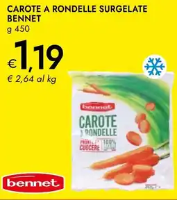 Bennet Carote a rondelle surgelate BENNET offerta
