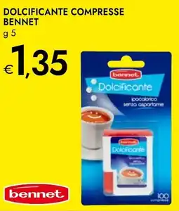 Bennet Dolcificante compresse BENNET offerta