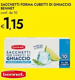 Bennet Sacchetti forma cubetti di ghiaccio BENNET offerta
