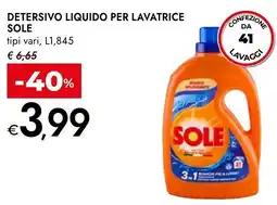 Bennet Detersivo liquido per lavatrice SOLE offerta