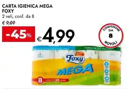 Bennet Carta igienica mega FOXY offerta
