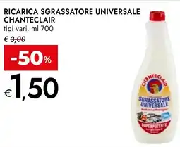 Bennet Ricarica sgrassatore universale CHANTECLAIR offerta