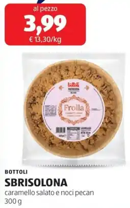 ALDI Bottoli sbrisolona caramello salato e noci pecan offerta