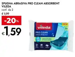 Bennet Spugna abrasiva pro clean absorbent VILEDA offerta
