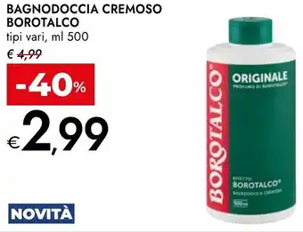 Bennet Bagnodoccia cremoso BOROTALCO offerta