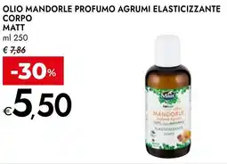 Bennet Olio mandorle profumo agrumi elasticizzante corpo MATT offerta