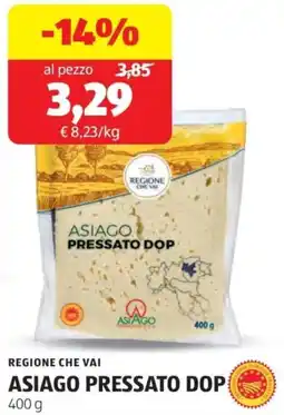 ALDI Regione che vai asiago pressato dop offerta