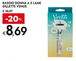 Bennet Rasoio donna a 5 lame GILLETTE VENUS offerta