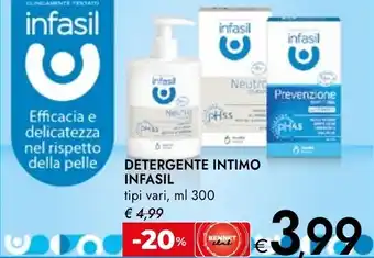 Bennet Detergente intimo INFASIL offerta