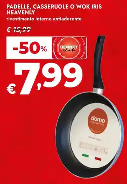 Bennet Padelle, casseruole o wok iris heavenly offerta