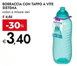 Bennet Borraccia con tappo a vite SISTEMA offerta