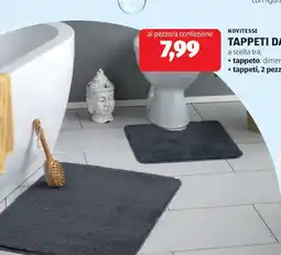 ALDI Novitesse tappeti da bagno offerta