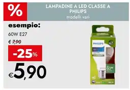 Bennet Lampadine a led classe a PHILIPS offerta