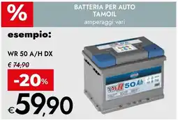 Bennet Batteria per auto TAMOIL offerta