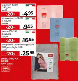 Bennet Linea spugna GABEL ospite cm 40x60, 550g/mq offerta