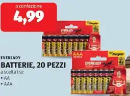 ALDI Eveready batterie offerta