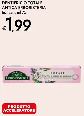Bennet Dentifricio totale ANTICA ERBORISTERIA offerta